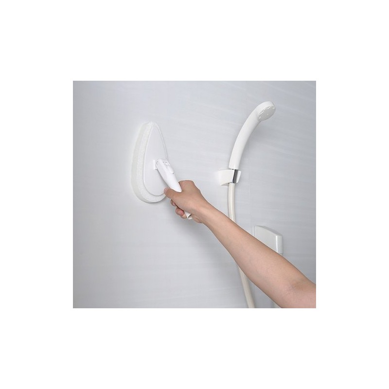 Yamazaki Sangyo 135011 Bath Cleaning Sponge Satto White