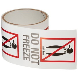 TapeCase "Do Not Freeze" Label - 50 per Pack (1 Pack)