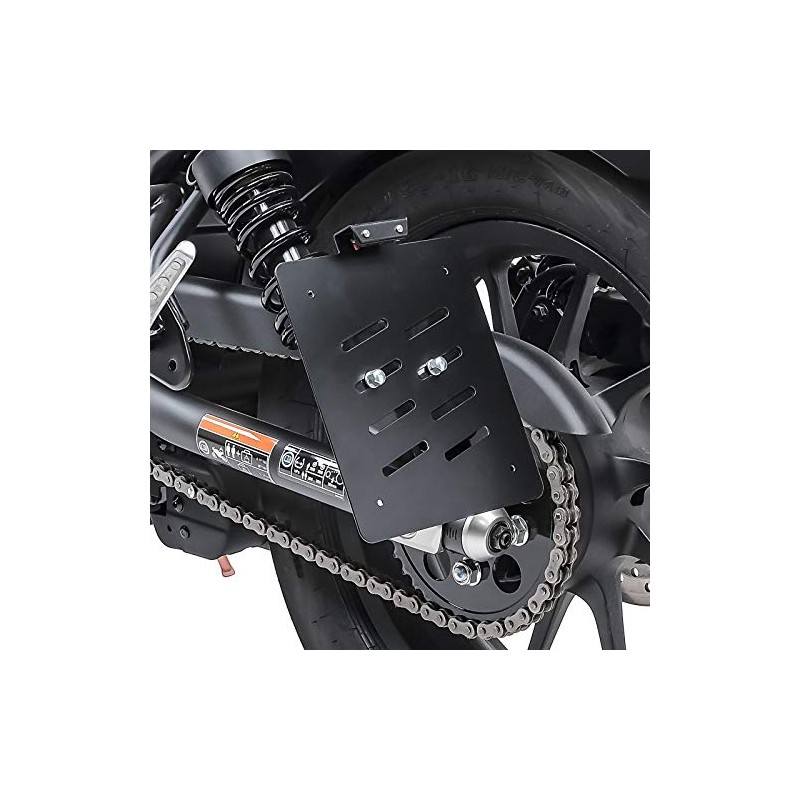 Side License Plate Holder Compatible with Chopper Cruiser Retro Universal