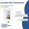 1-PACK GUOFIS Icemaker Outlet Box with 1/2" MIP Sweat Inlet