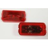 Triton 09653 Red 2.5 Inch Rectangle LED Clearance Sidemarker Light