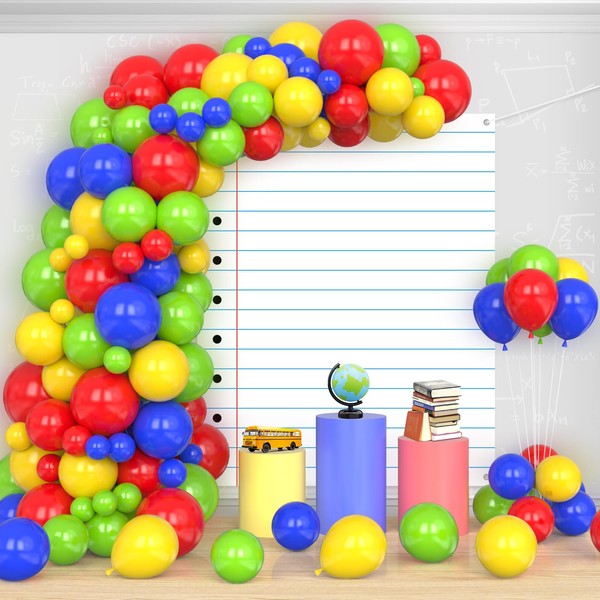 141Pcs Back to School Arch Kit Party Decorations Notebook Classroom