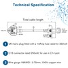 C2G 88511 0.5m 16 AWG UK Power Cord (IEC320C13 to