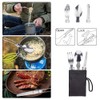 Udbrud Camping Cookware Set, Portable Camping Crockery Set, Ultralight Camping