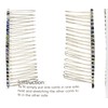Mytoptrendz® Beaded Hair Combs Elasticated Hair Clip Double Stretchy Hair