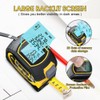 Chamgeco Almighty Ruler Laser Rangefinder, 3-in-1 Infrared Laser Tape Measure,