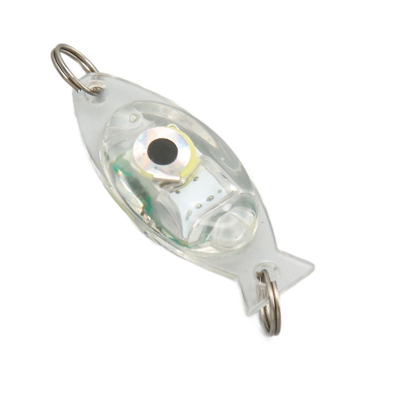 10Pcs LED Underwater Fishing Lure Light Eye Shape Deep Drop