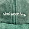 Vivian Flytrap Unisex I Don't Work Here Washed Embroidered Dad
