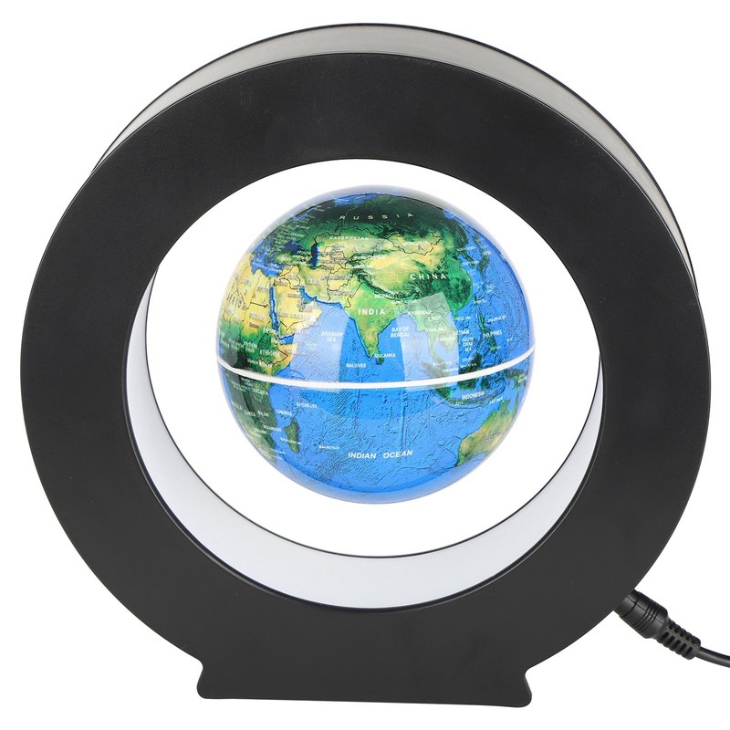 Magnetic Levitation Globe OShap Base World Map Desktop Ball Ornament