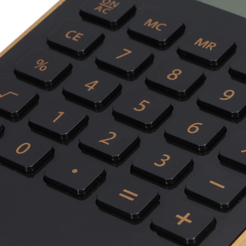 Omabeta LCD Display Desk Calculators Plastic 10 Digits Ergonomic Solar