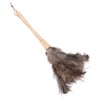 Feather Duster Light Weight Soft Long Handle Reusable Black Ostrich