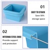 Kinggrand Kitchen 2 Cup Silicone Freezer Trays with Lid 4