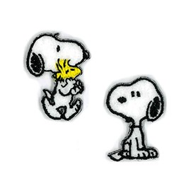 KIYOHARA RIO-3004 Mini Patch Iron On SN Snoopy 2 Pieces