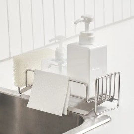 리본제이 무디타 올스텐 304 와이드 수세미 거치대 / 자동 물빠짐 받침대 수세미랙 Moodita All Stainless 304 Wide Scrubber Holder / Automatic Drainage Scrubber Rack