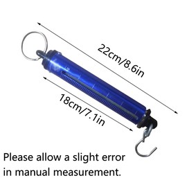 Luggage/Fishing Spring Scale, 66lb Aluminum Balance Suitcase Weighing Scales Measuring Scales Max 30 KG