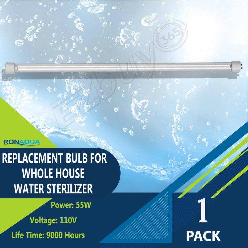 Ronaqua 55W UV Replacement Bulb 4 Prong for Water Purifier