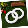 COHEALI 10pcs Foam Wreath Forms DIY Circle Foams Decorative Wreath