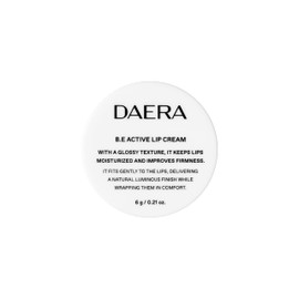 Daera B.E Active Lip Cream 6g, Hydrating, Moisturizing & Plumping Korean Overnight Sleeping Mask for Dry Lips, Glossy Finish, Natural Ingredients, Non-Irritating, Gentle for Sensitive Skin