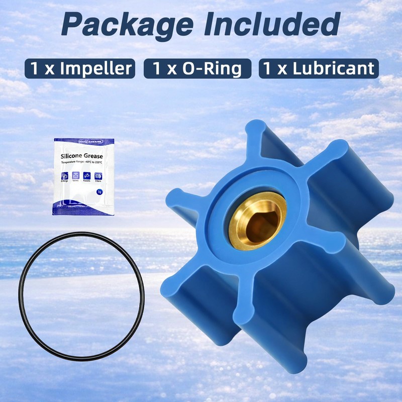 RUHUALIFE Rubber Impeller & Seal Kit Compatible with Milwaukee M18