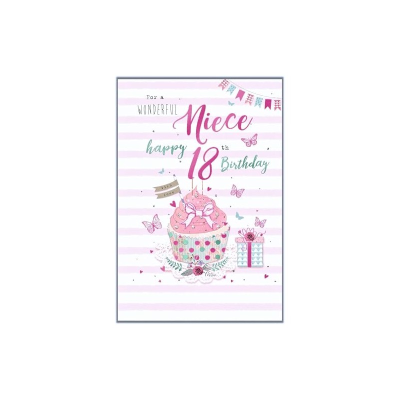 Special Niece 18th Birthday Birthday Card