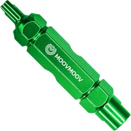 MOOVMOOV Double End Valve Extractor for Presta and Schrader Valves - For Bikes and Cars - Robust, Easy and Efficient 2-in-1 Professional Tool