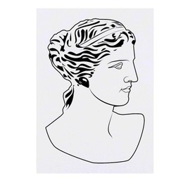 'Venus Bust' Temporary Tattoo - Water Resistant, Skin-Safe, Non-Toxic Transfer (TO00078807)