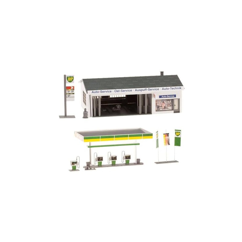 Faller 130345 – Petrol Station with Service Buildings