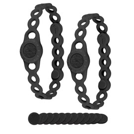 Hueso Pulsera elstica de silicona con difusor de aromaterapia para mujer, hombres, parejas, regalo (paquete de 2 unidades)                            