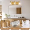 XvmBvm 3 Light Bathroom Vanity Light Fixtures，Bathroom Lighting Fixture Over