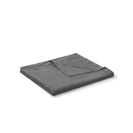YnM Organic French Linen Duvet Cover for Weighted Blankets (Dark Grey, 48''x72'') …