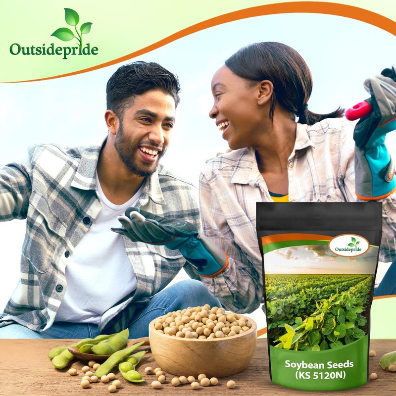 Outsidepride Soybean Seeds - 10 lbs High-Protein & High Yield