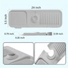 Extra Long 24' Silicone Sink Splash Guard - 5 Slope