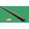 Micarta Phenolic LE Linen Rods: 0.437" (7/16) Diameter x 24"