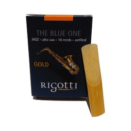Rigotti RG.JSA Gold Jazz Alto Saxophone Reeds - 3 Light (10-pack)
