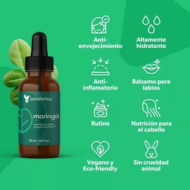 Extraherbos Kit para el cuidado de la piel seca | Aceite de Moringa + Jabón de Moringa + Jabón de Arroz y Jazmín | Exfoliante, Hidratante y Suavizante