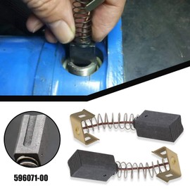 Be In Your Mind 2 Pairs 596071-00 Angle Grinder Carbon Brushes with Auto Shut Off Compatible with Black & Decker CD110 CD115 KG900 KG915 AST15