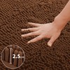 Poligono Microfiber Bathroom Rug, Pile Mat, U-shaped WC Mats 40X50