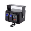 2 Gang Rocker Switch, Toggle Switch Panel Box, Waterproof Marine
