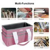 JJRING Craft Organizer Tote Bag, Art Storage Caddy with Multiple