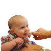 Brilliant Baby Finger Toothbrush Gum Massager and Teether Brush for
