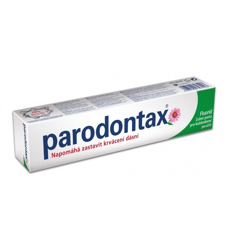 PARODONTAX Fluorid, tägliche Zahnpasta, 1x75ml, bei Zahnfleischbluten
