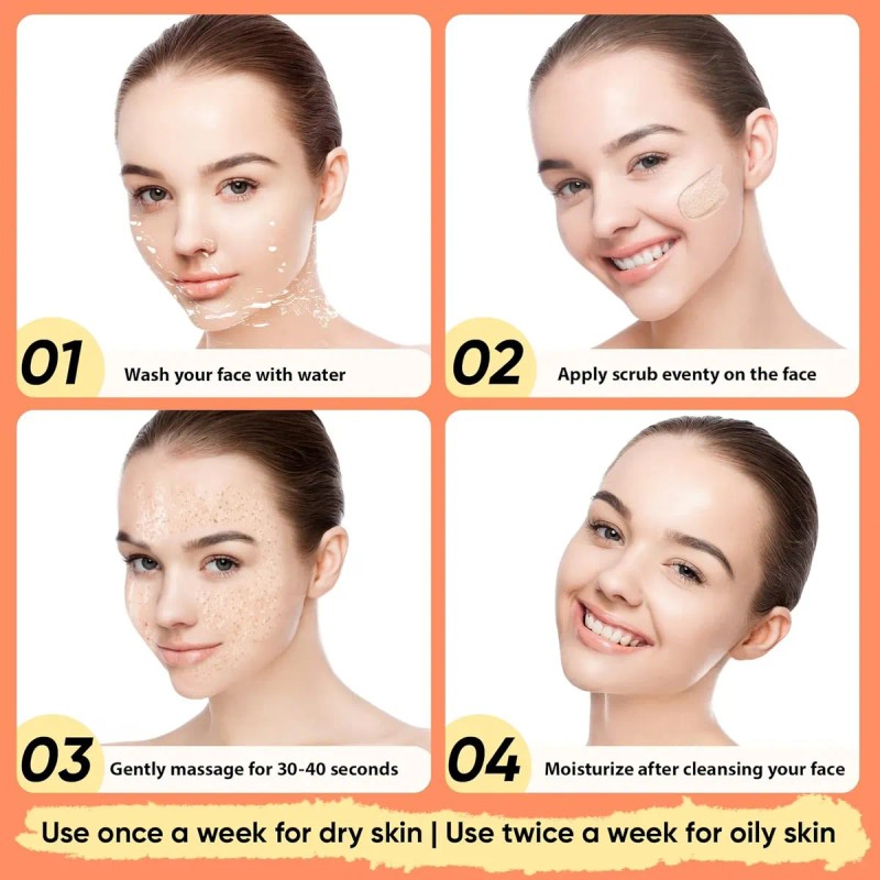 Exfoliante Facial De Vitamina C Y Retinol, Exfoliante Facial