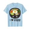 Cute I Love Bibimbap Bibimbop South Korean Food T Shirt