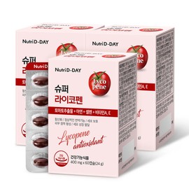 Nutri-D-Day Super Lycopene Tomato Extract 3 boxes, total 6-month supply / 뉴트리디데이 슈퍼 라이코펜 토마토추출물 3박스 총6개월분
