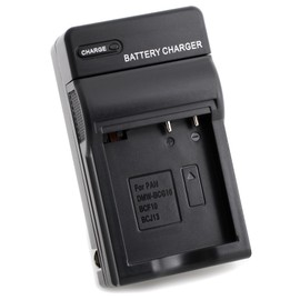 DMW-BCF10 Wall Charger for Panasonic Lumix DMC-FH20, DMC-FH22, DMC-FH24, DMC-FH25, DMC-FH3, DMC-FH5, DMC-FS15, DMC-FS6, DMC-FS7, DMC-FT4, DMC-FX70 and More with Foldable Plug