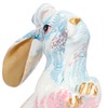 Rabbit Statue Nordic Style Handcrafted Painted Resin Rabbit Desktop Ornament