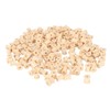 200Pcs Wooden Spools 0.55in 0.51in Unfinished Polished Wood Smoothing Wooden