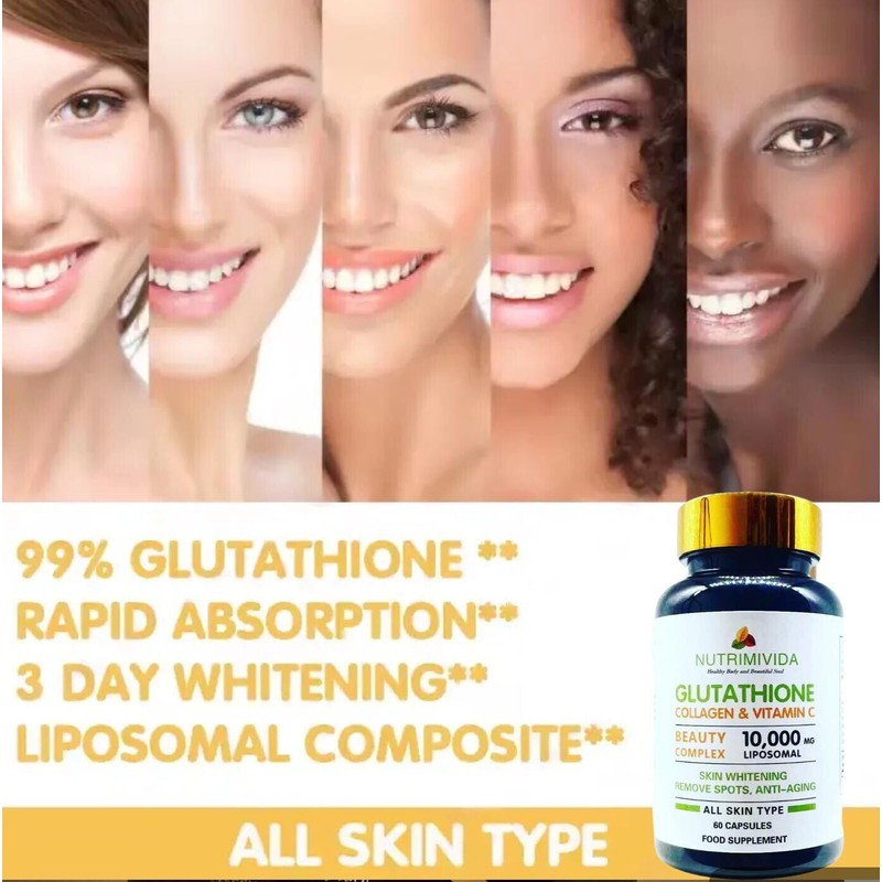 Nutrimivida Liposomal Glutathione 10000mg - 60 Capsules - Master Liver