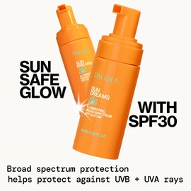 Pacifica Facial Sunscreen - Sun Dreams Illuminating SPF 30 Foam Broad Spectrum Every Day Face Lotion UVA/UVB Protection
