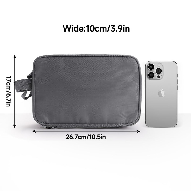 WIBKAE Toiletry Bag for Men, Travel Toiletry Organizer makeup Water-resistant